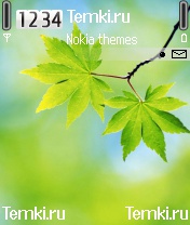 Зеленые Листья для Nokia 6638