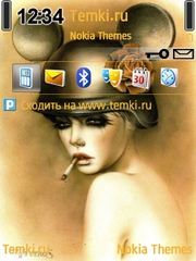 Ушастая девочка для Nokia 6700 Slide
