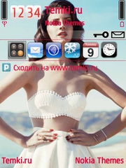 Девушка В Белом для Nokia E73 Mode