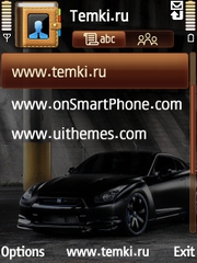 Скриншот №3 для темы Черный Nissan GTR