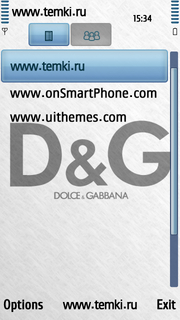 Скриншот №3 для темы Dolce & Gabbana