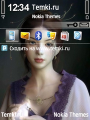 Девушка с голубем для Nokia N91