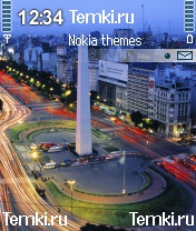 Обелиск в Буэнос-Айресе для Nokia 6600