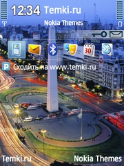Обелиск в Буэнос-Айресе для Nokia E71