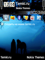 Девушка и лошадь для Nokia N73