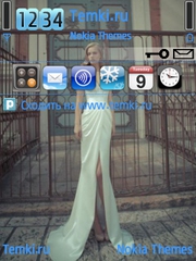 Девушка в Свадебном Платье для Nokia E73 Mode