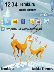 Сказочные олени для Nokia X5 TD-SCDMA