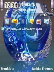 Голубой камень для Nokia N77