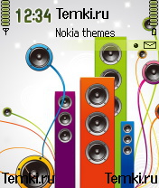 Цветастые Колонки для Nokia N70