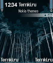 Ночной лес для Nokia 6630