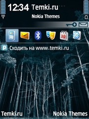 Ночной лес для Nokia N73