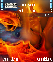 Девушка в огне для Nokia 6680