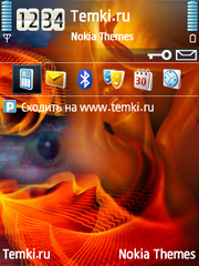 Девушка в огне для Nokia N95