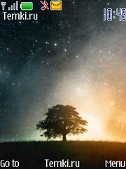 Дерево в свете звезд для Nokia 6750 Mural