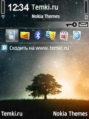 Дерево в свете звезд для Nokia 3250