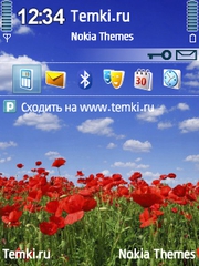 Цветочное поле для Nokia 6700 Slide