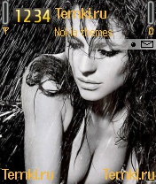 Девушка в дождь для Nokia 6682
