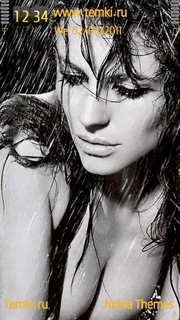Девушка в дождь для Sony Ericsson Idou