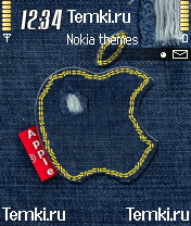 Логотип Эппл На Джинсах для Nokia N90