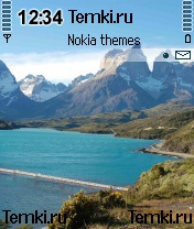 Горное озеро Чили для Nokia 7610