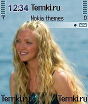 Аманда Сейфрид на пляже для Nokia 6630