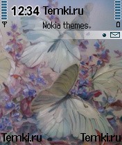 Белые бабочки для Nokia 6600