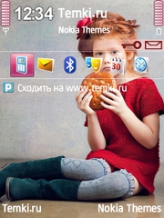 Девочка с печеньем для Nokia E55