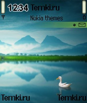 Птица на озере для Nokia N70