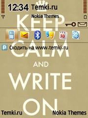 Keep calm для Nokia 6760 Slide