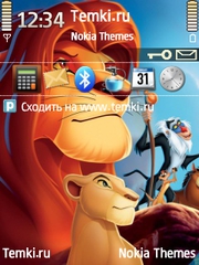 Король Лев - Симба для Nokia 6700 Slide