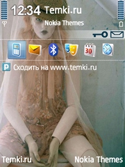 Кукла в соломенной шляпке для Nokia N95-3NAM