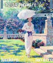 Девушка с зонтом для Nokia 6638