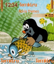 Кротек с рыбкой для Nokia N90