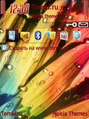 Радужный цветок для Nokia E70