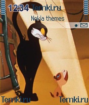 Черный кот для Nokia 7610