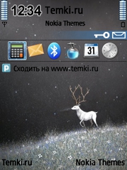 Снежный олень для Nokia N96