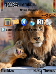 Папашка с ребенком для Nokia N79