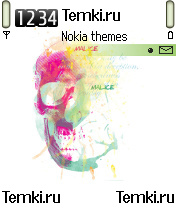Яркая черепушка для Nokia 6681
