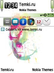 Яркая черепушка для Nokia N85