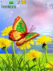 Яркие Бабочки для Nokia 3610 fold
