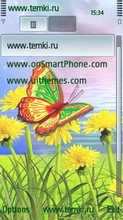 Скриншот №3 для темы Яркие Бабочки