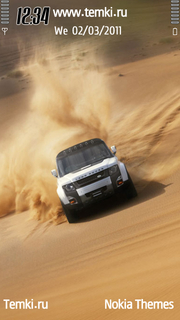 Лэнд Ровер в Пустыне для Sony Ericsson Satio