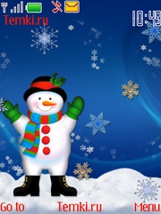 Снеговик для Nokia X2-01