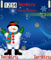 Снеговик для Nokia N72