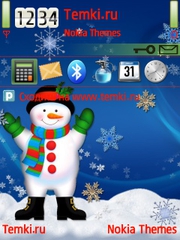 Снеговик для Nokia 6720 classic