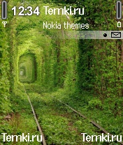 Зеленый тоннель для Nokia 3230
