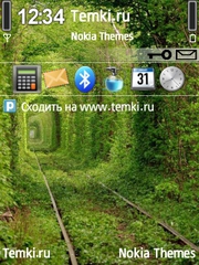 Зеленый тоннель для Nokia 6124 Classic