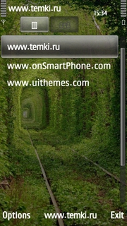 Скриншот №3 для темы Зеленый тоннель