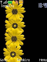 Желтые цветы для Nokia 6600i slide