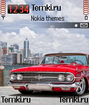 Красная Chevy Impala для Nokia 6680